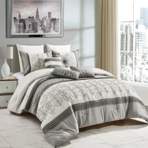 7 Piece Full/Queen Comforter Set.