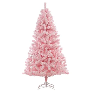 6Ft Pre-Lit Pink Christmas Tree.
