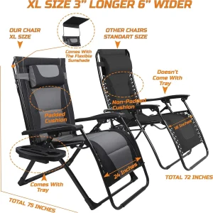 XXL Oversize Folding Chair.
